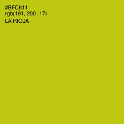 #BFC811 - La Rioja Color Image