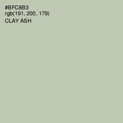 #BFC8B3 - Clay Ash Color Image