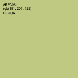 #BFC981 - Feijoa Color Image