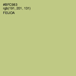 #BFC983 - Feijoa Color Image