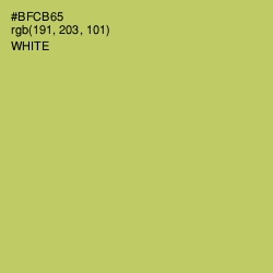 #BFCB65 - Wild Willow Color Image