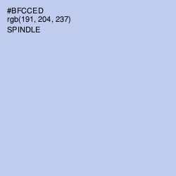 #BFCCED - Spindle Color Image