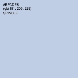 #BFCDE5 - Spindle Color Image