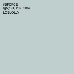 #BFCFCE - Loblolly Color Image