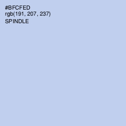 #BFCFED - Spindle Color Image