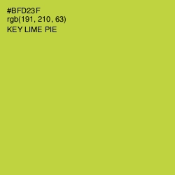 #BFD23F - Key Lime Pie Color Image