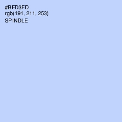 #BFD3FD - Spindle Color Image