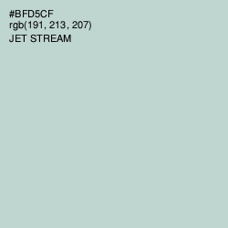 #BFD5CF - Jet Stream Color Image