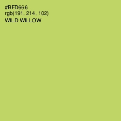 #BFD666 - Wild Willow Color Image