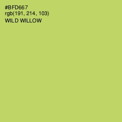 #BFD667 - Wild Willow Color Image