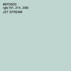 #BFD6D0 - Jet Stream Color Image