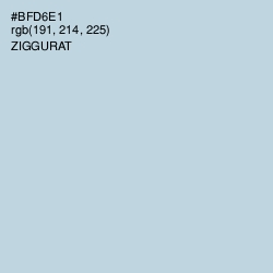 #BFD6E1 - Ziggurat Color Image