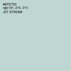 #BFD7D3 - Jet Stream Color Image