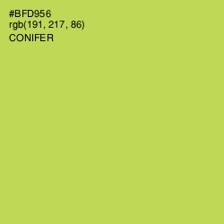 #BFD956 - Conifer Color Image