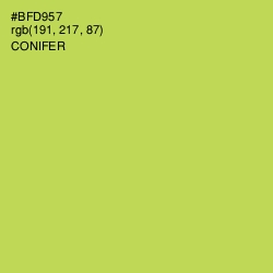 #BFD957 - Conifer Color Image