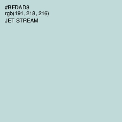 #BFDAD8 - Jet Stream Color Image