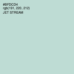 #BFDCD4 - Jet Stream Color Image