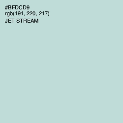 #BFDCD9 - Jet Stream Color Image