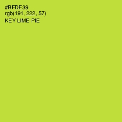 #BFDE39 - Key Lime Pie Color Image