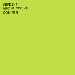 #BFDE47 - Conifer Color Image