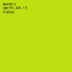 #BFDF11 - Fuego Color Image