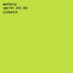 #BFDF42 - Conifer Color Image