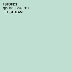 #BFDFD3 - Jet Stream Color Image