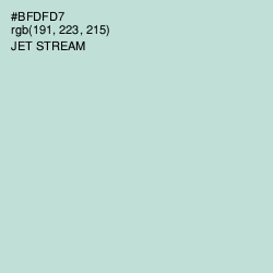 #BFDFD7 - Jet Stream Color Image