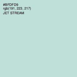 #BFDFD9 - Jet Stream Color Image