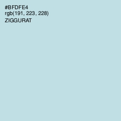 #BFDFE4 - Ziggurat Color Image