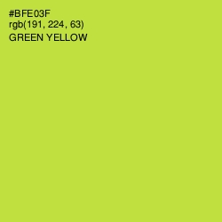 #BFE03F - Green Yellow Color Image