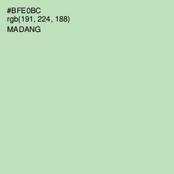 #BFE0BC - Madang Color Image