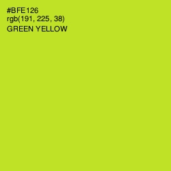 #BFE126 - Green Yellow Color Image