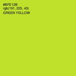 #BFE12B - Green Yellow Color Image