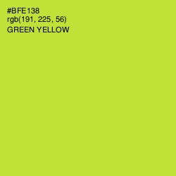 #BFE138 - Green Yellow Color Image