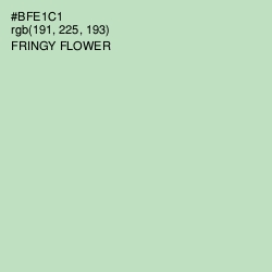 #BFE1C1 - Fringy Flower Color Image