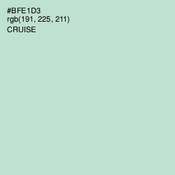 #BFE1D3 - Cruise Color Image