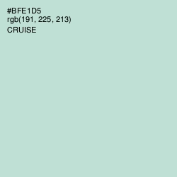 #BFE1D5 - Cruise Color Image