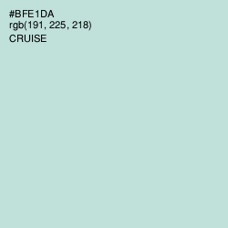 #BFE1DA - Cruise Color Image