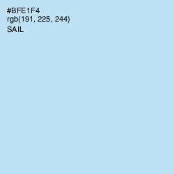 #BFE1F4 - Sail Color Image