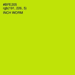 #BFE205 - Inch Worm Color Image