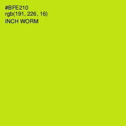 #BFE210 - Inch Worm Color Image