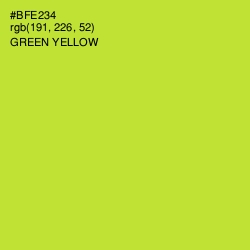 #BFE234 - Green Yellow Color Image