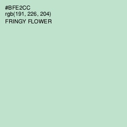 #BFE2CC - Fringy Flower Color Image