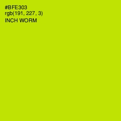 #BFE303 - Inch Worm Color Image