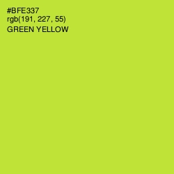 #BFE337 - Green Yellow Color Image