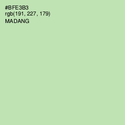 #BFE3B3 - Madang Color Image