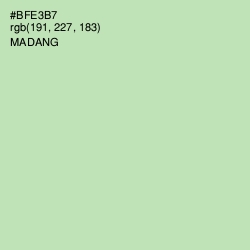 #BFE3B7 - Madang Color Image