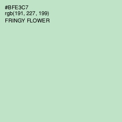 #BFE3C7 - Fringy Flower Color Image