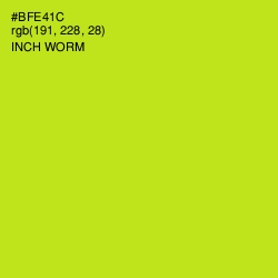 #BFE41C - Inch Worm Color Image